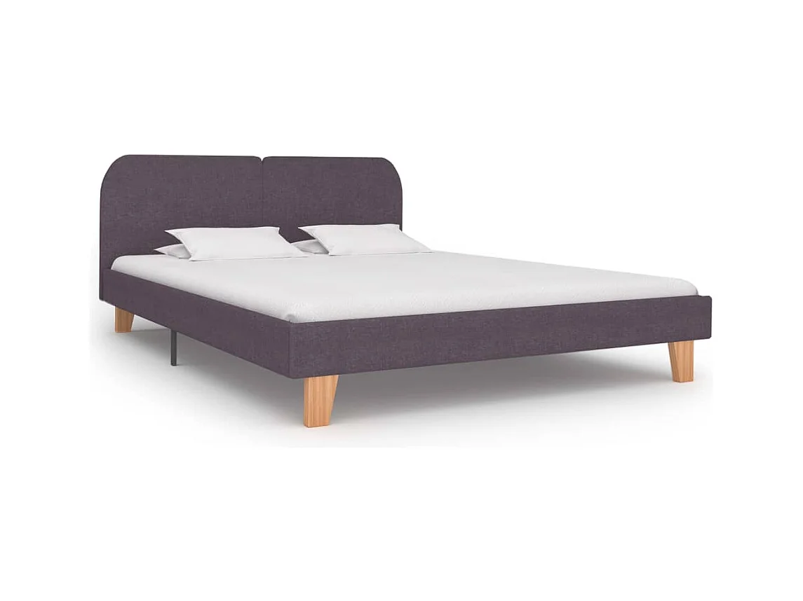 Lit double | Lit adulte | Cadre de lit taupe tissu 180x200 cm