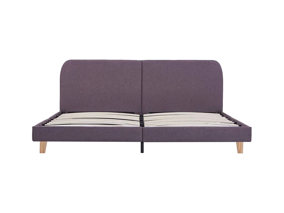 Lit double | Lit adulte | Cadre de lit taupe tissu 180x200 cm