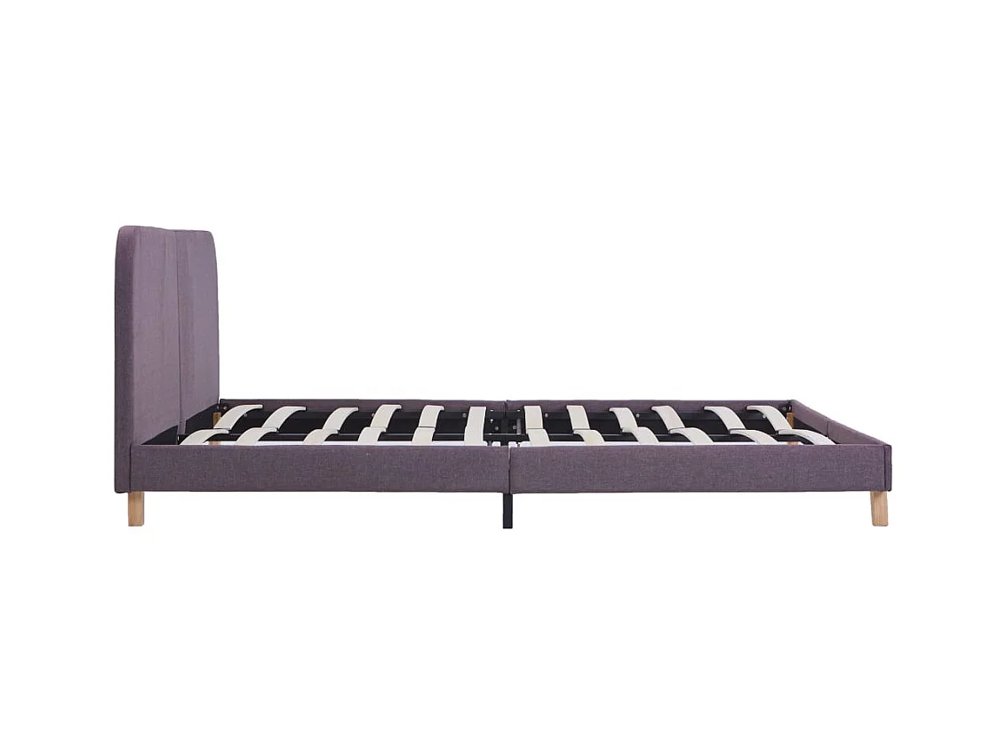 Lit double | Lit adulte | Cadre de lit taupe tissu 180x200 cm