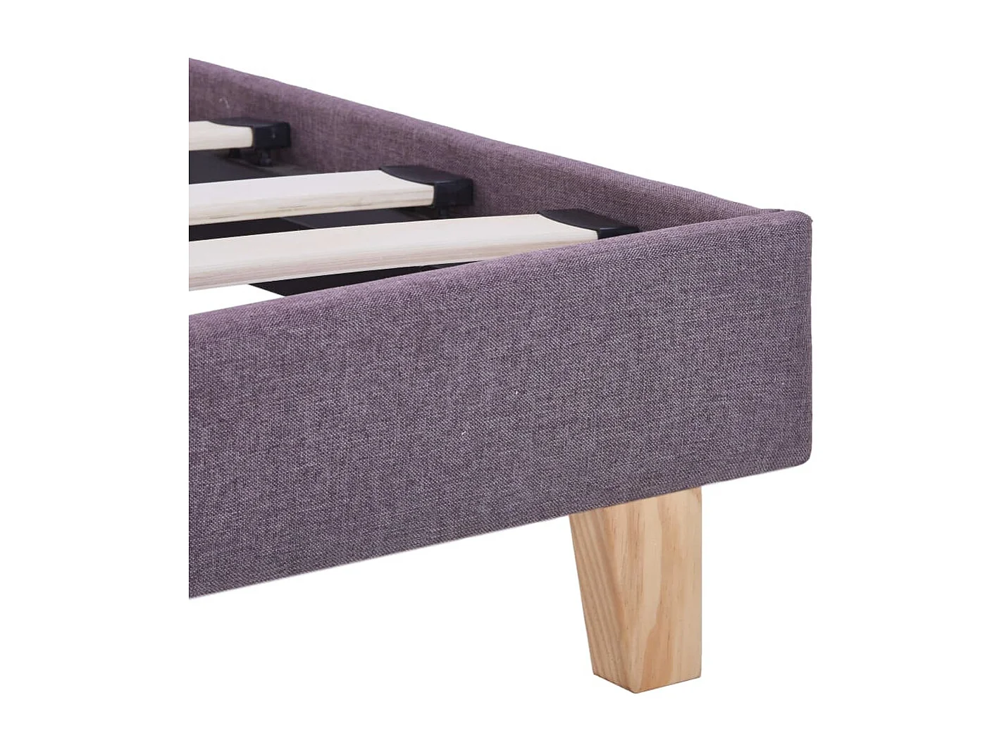 Lit double | Lit adulte | Cadre de lit taupe tissu 180x200 cm