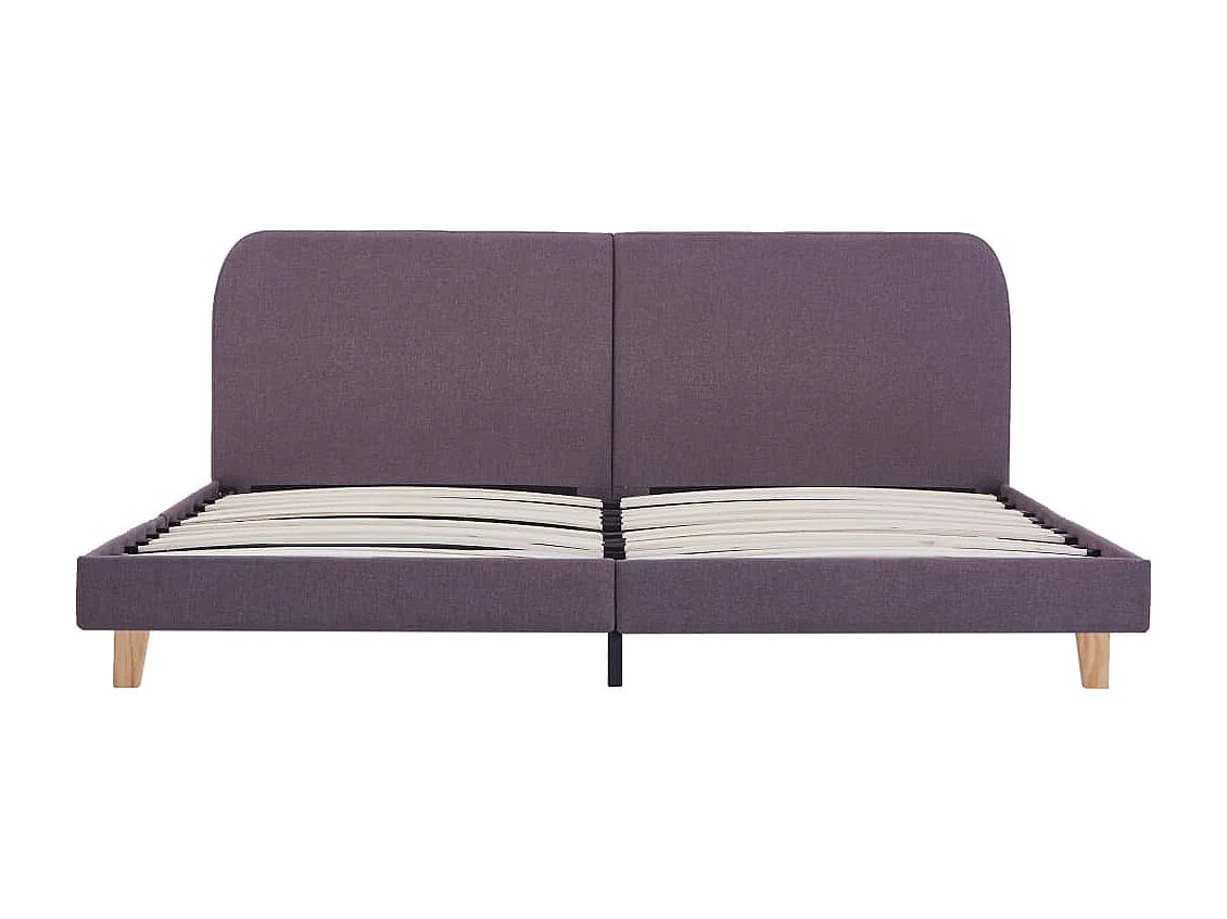 Lit double | Lit adulte | Cadre de lit taupe tissu 180x200 cm