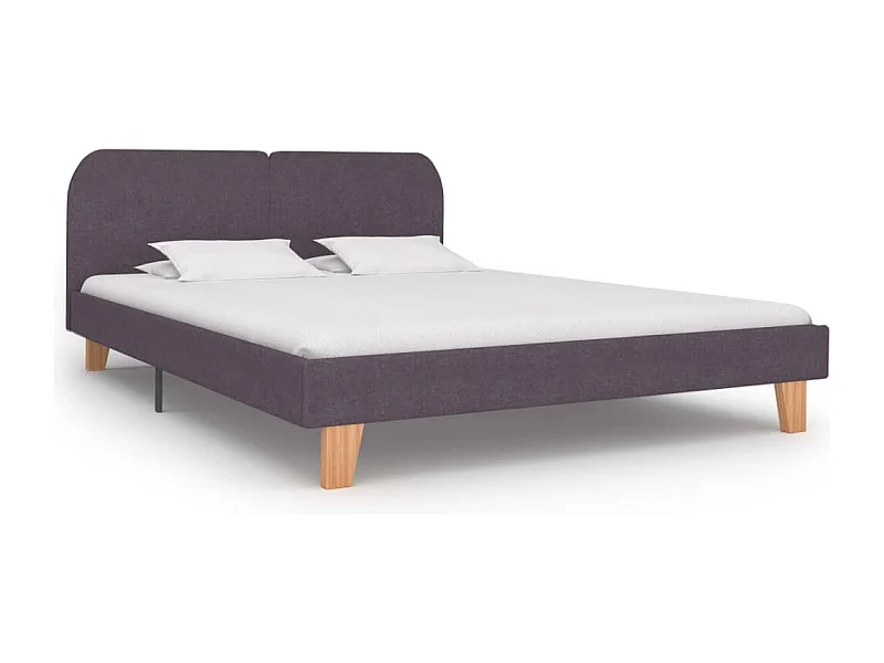 Lit double | Lit adulte | Cadre de lit taupe tissu 180x200 cm