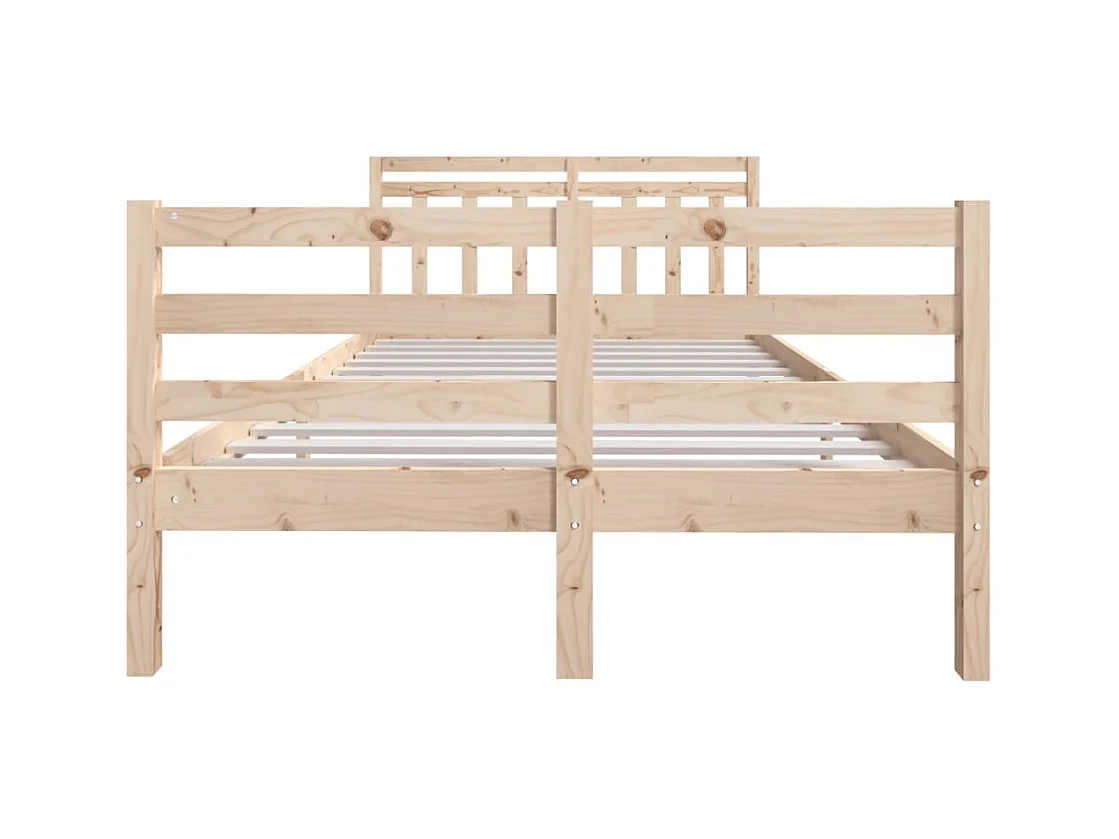 Lit simple | Lit adulte, enfant | Cadre de lit bois massif 120x190 cm