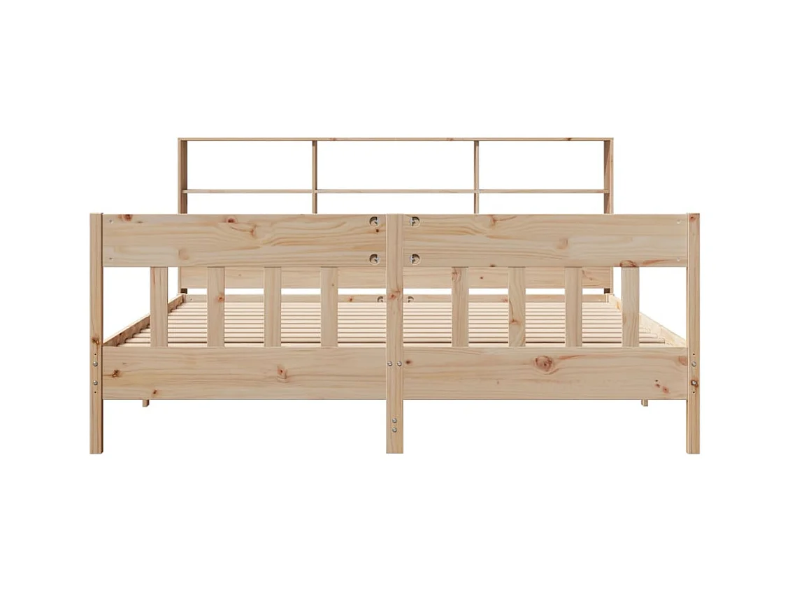 Lit double | Lit adulte | Cadre de lit 180x200 cm bois massif de pin