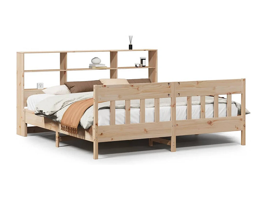 Lit double | Lit adulte | Cadre de lit 180x200 cm bois massif de pin