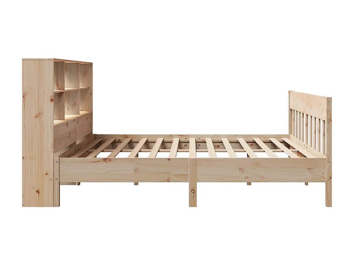 Lit double | Lit adulte | Cadre de lit 180x200 cm bois massif de pin