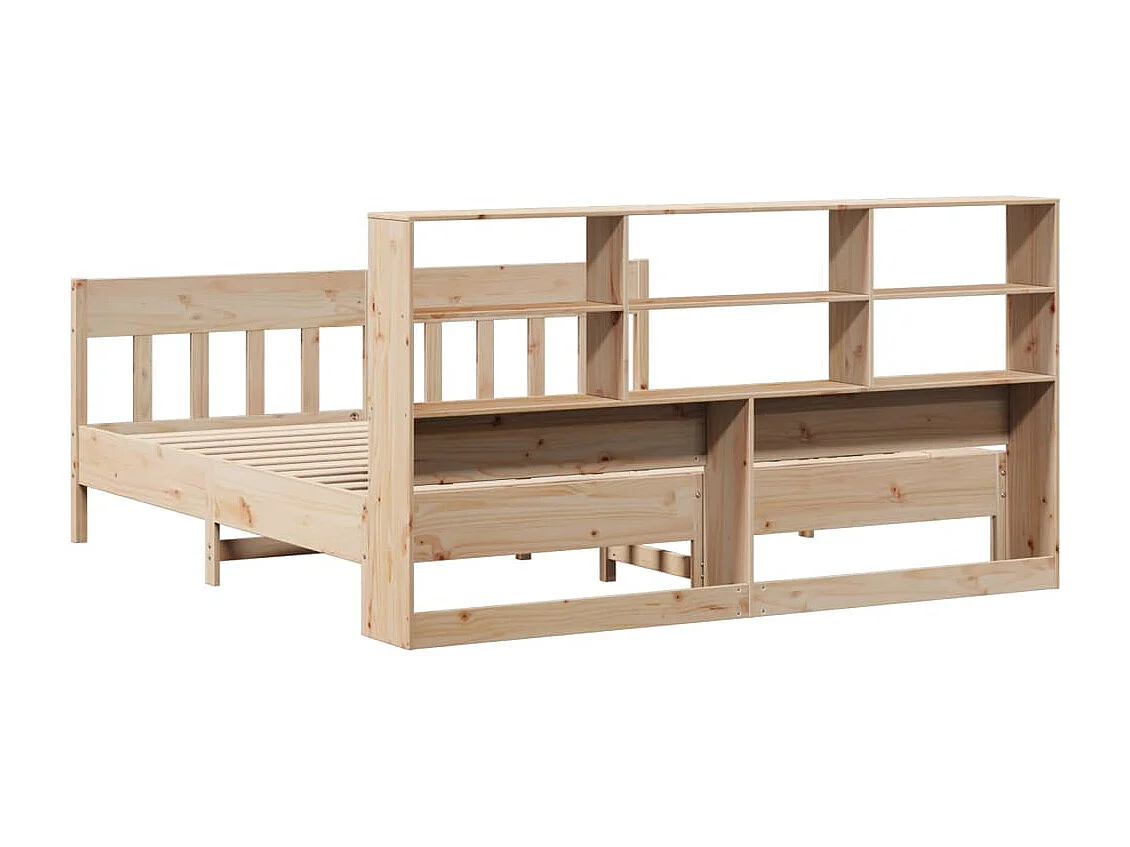 Lit double | Lit adulte | Cadre de lit 180x200 cm bois massif de pin