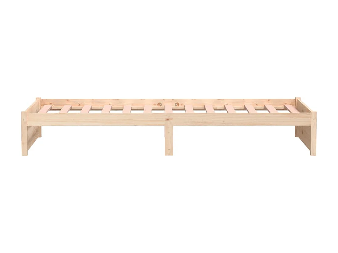 Lit simple | Lit adulte, enfant | Cadre de lit bois massif 90x200 cm