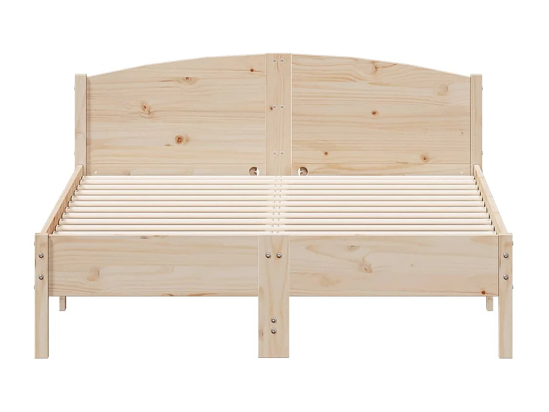 Lit simple | Lit adulte, enfant | Cadre de lit 120x190 cm bois de pin massif