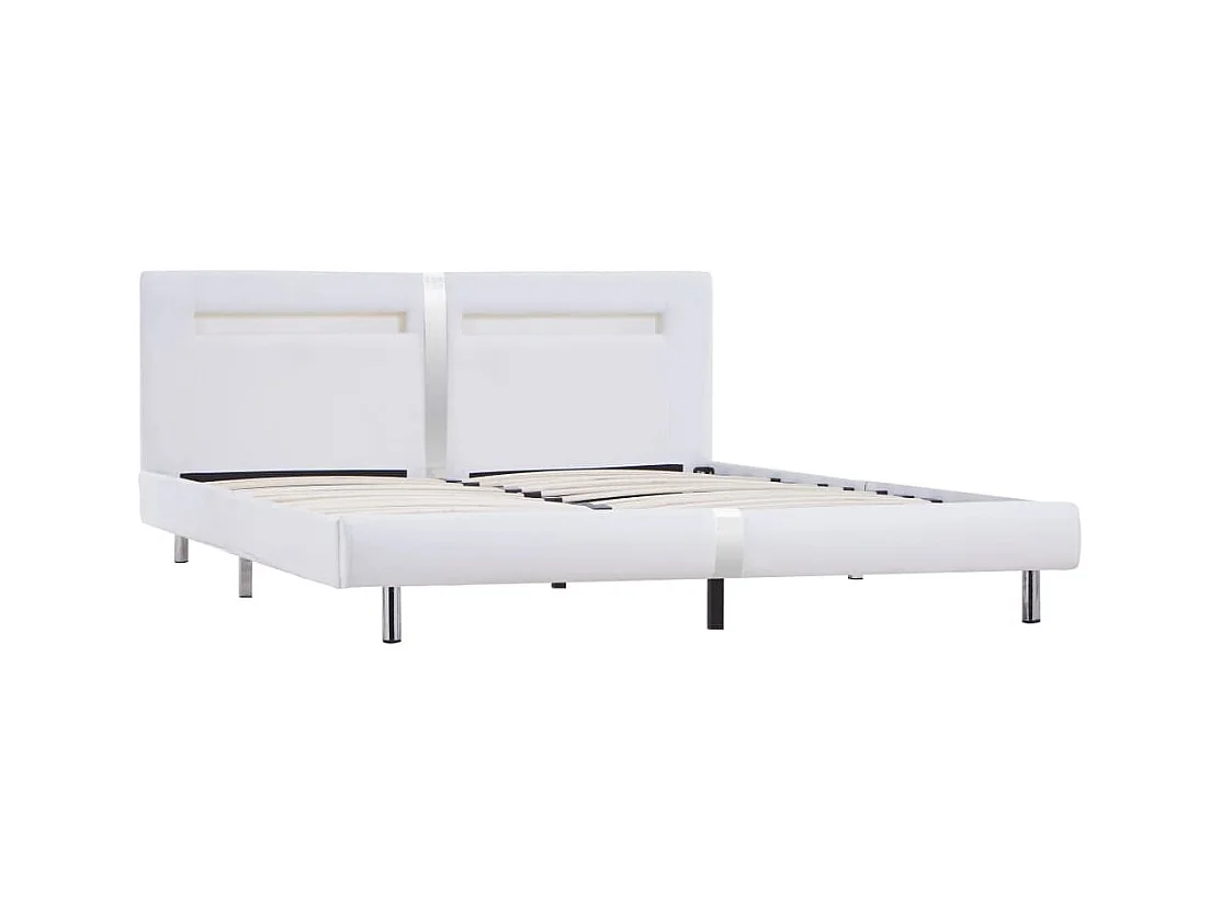 Lit double | Lit adulte | Cadre de lit avec LED blanc 180x200 cm