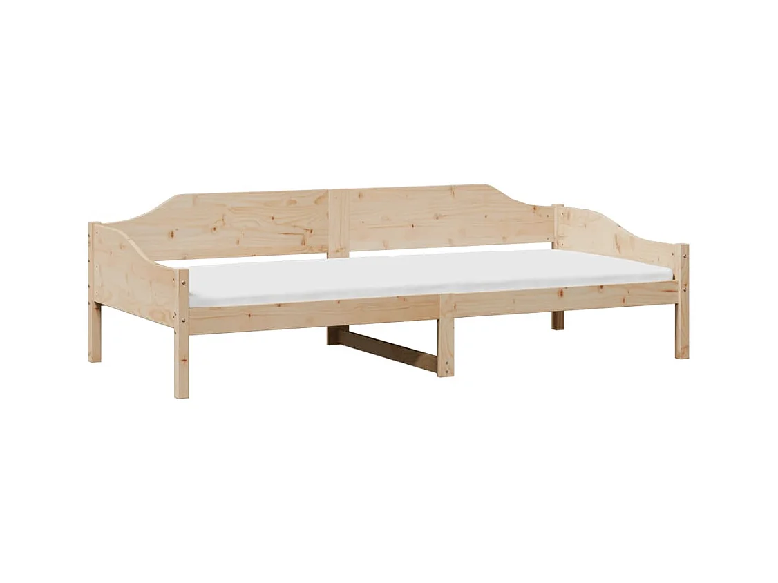 Lit simple | Lit adulte, enfant | Cadre de lit 90x190 cm bois de pin massif