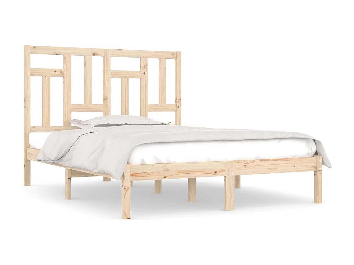 Lit double | Lit adulte | Cadre de lit 135x190 cm bois massif