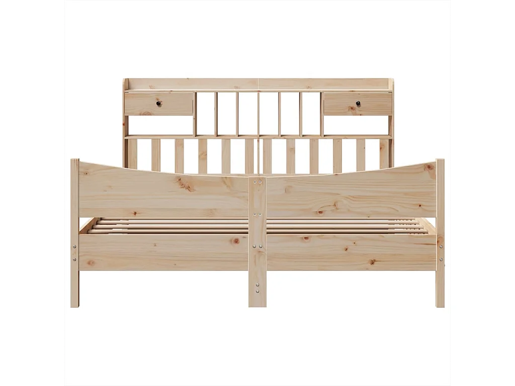 Lit double | Lit adulte | Cadre de lit 180x200 cm bois massif de pin