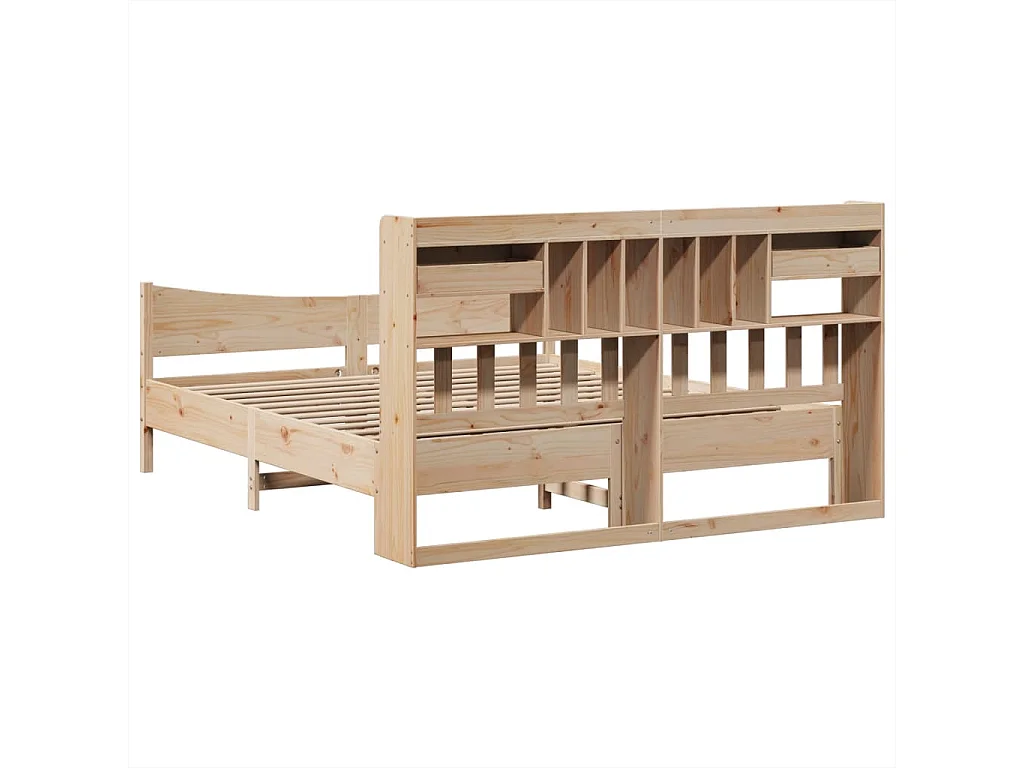 Lit double | Lit adulte | Cadre de lit 180x200 cm bois massif de pin