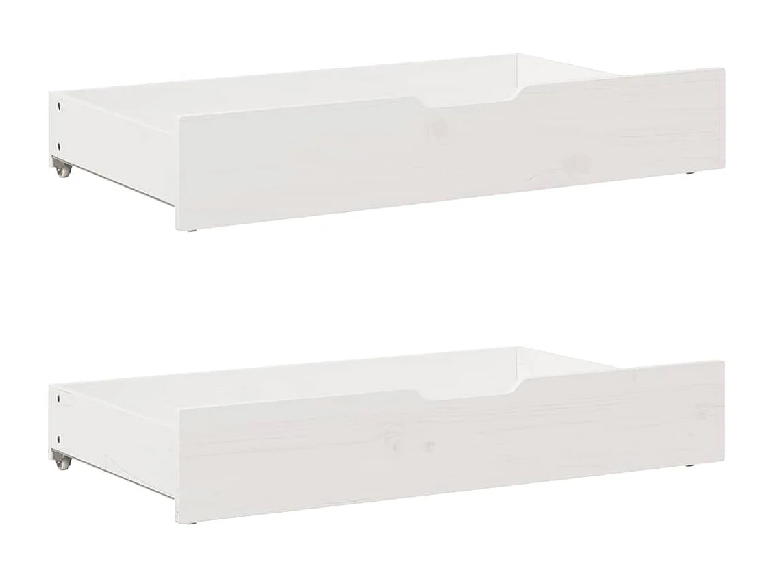 Lit double | Lit adulte | Cadre de lit blanc 160x200 cm bois de pin massif