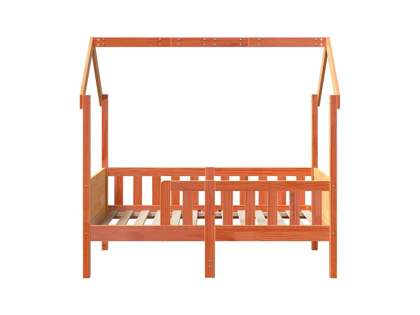 Lit simple | Lit enfant | Cadre de lit d'enfants forme de maison pin 80x160 cm