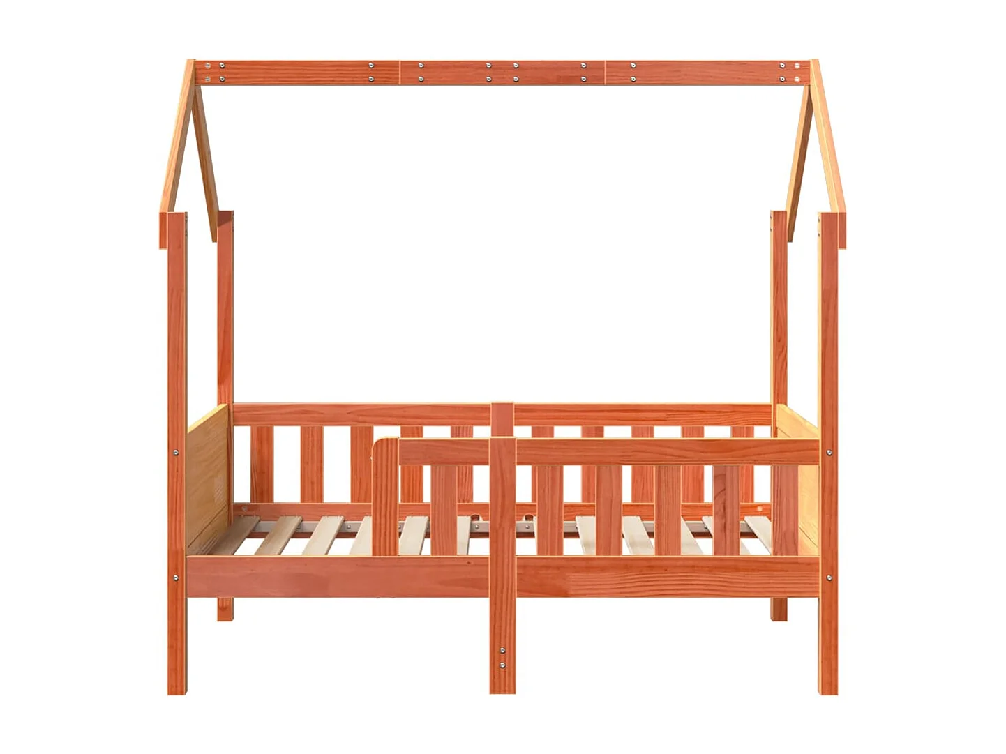 Lit simple | Lit enfant | Cadre de lit d'enfants forme de maison pin 80x160 cm