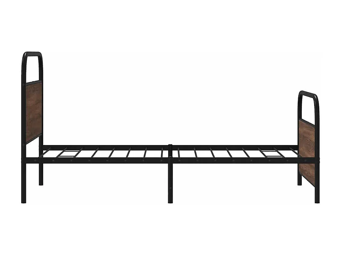 Lit simple | Lit adulte, enfant | Cadre de lit 107x203 cm chêne marron