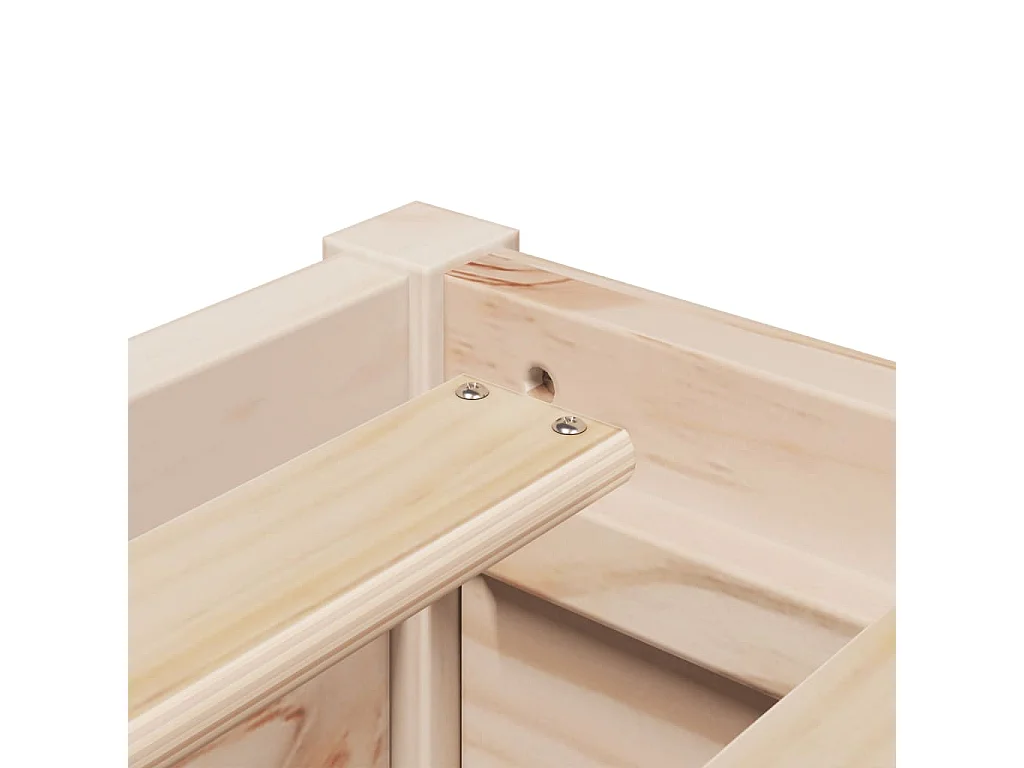 Lit double | Lit adulte | Cadre de lit 135x190 cm bois de pin massif