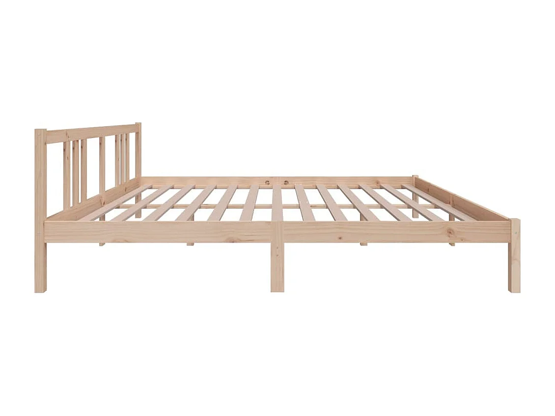 Letto per adulti | Letto matrimoniale | Giroletto in Legno Massello 180x200 cm Super King