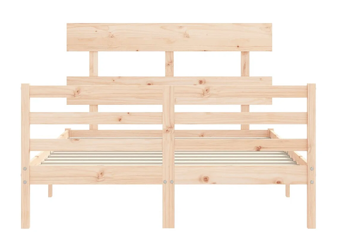 Lit simple | Lit adulte, enfant | Cadre de lit 120x200 cm bois massif