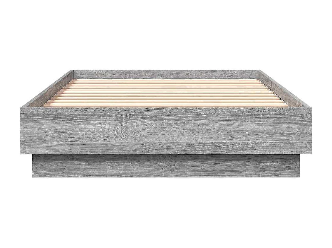 Lit simple | Lit adulte, enfant | Cadre de lit sonoma gris 90x190 cm