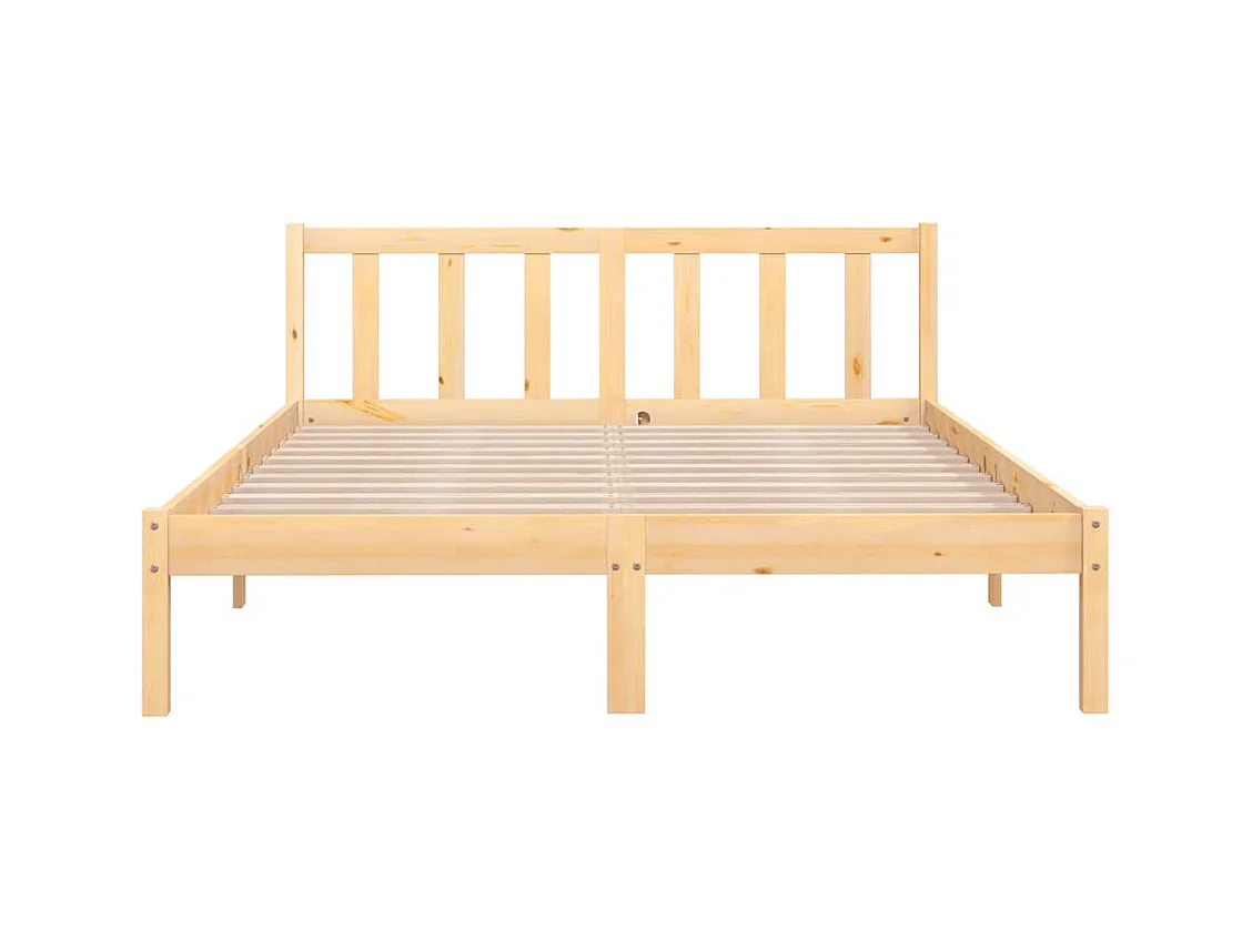 Lit simple | Lit adulte, enfant | Cadre de lit bois massif 120x190 cm