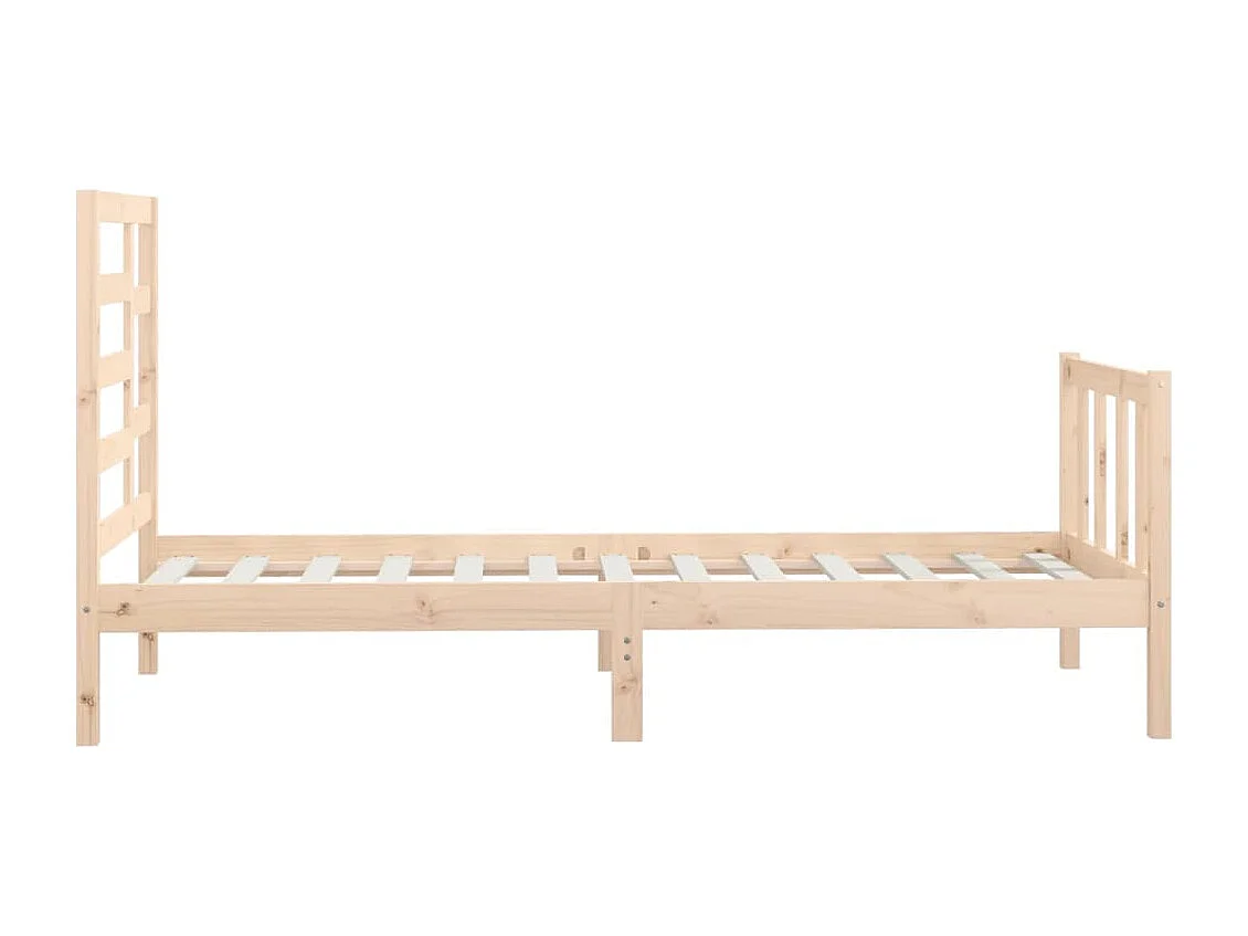 Lit simple | Lit adulte, enfant | Cadre de lit 90x200 cm bois de pin massif