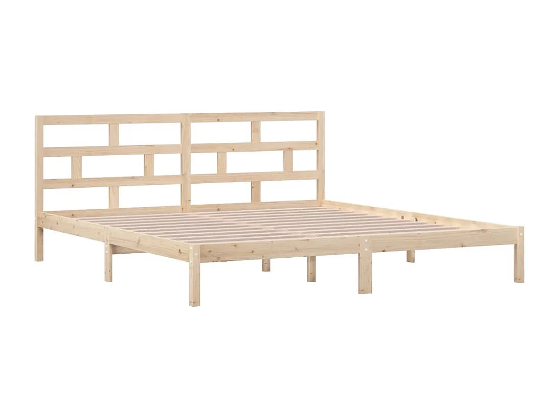 Lit double | Lit adulte | Cadre de lit bois massif 140x190 cm
