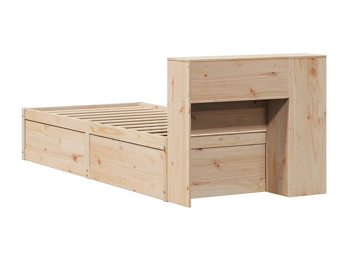 Lit simple | Lit adulte, enfant | Cadre de lit 100x200 cm bois massif de pin