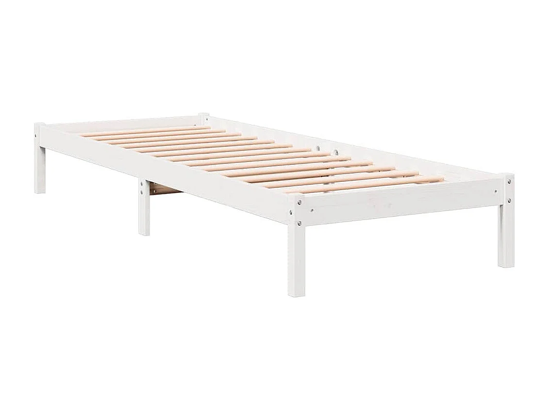 Lit simple | Lit adulte, enfant | Cadre de lit extra long 100x210 cm bois massif pin