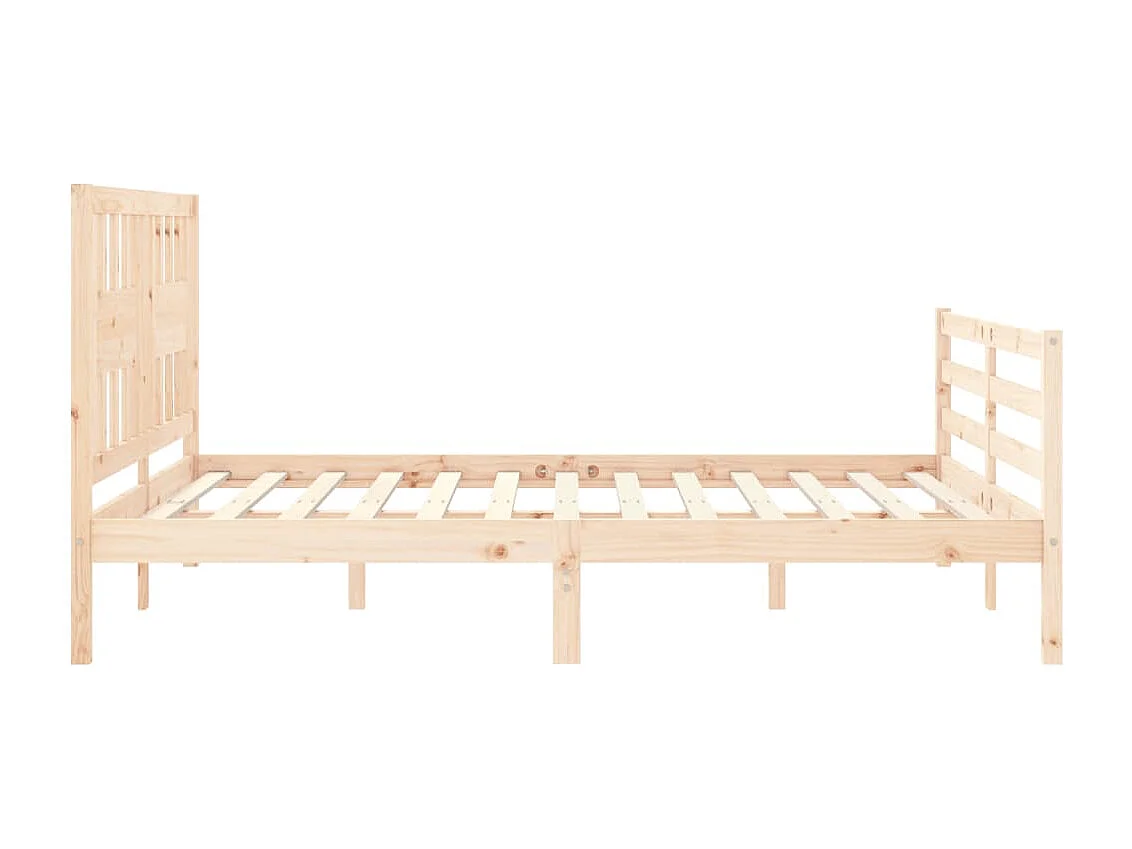 Lit double | Lit adulte | Cadre de lit 160x200 cm bois massif