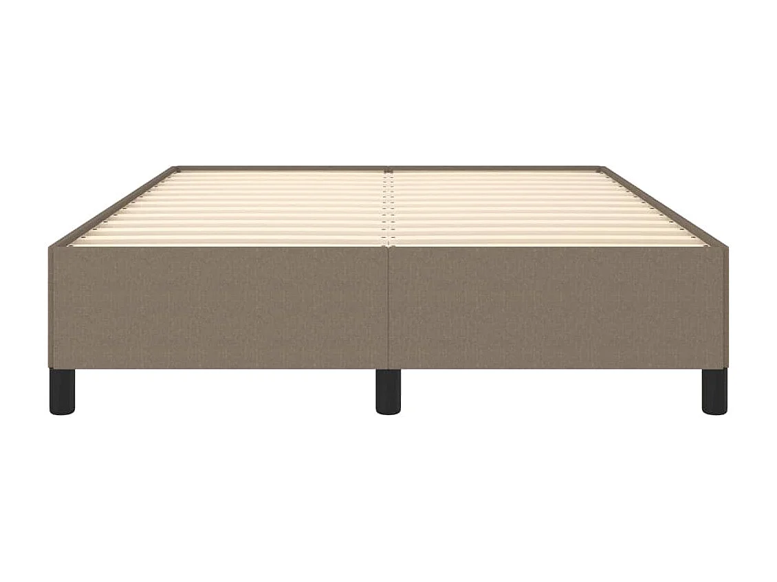Lit double | Lit adulte | Cadre de lit taupe 140x190 cm tissu