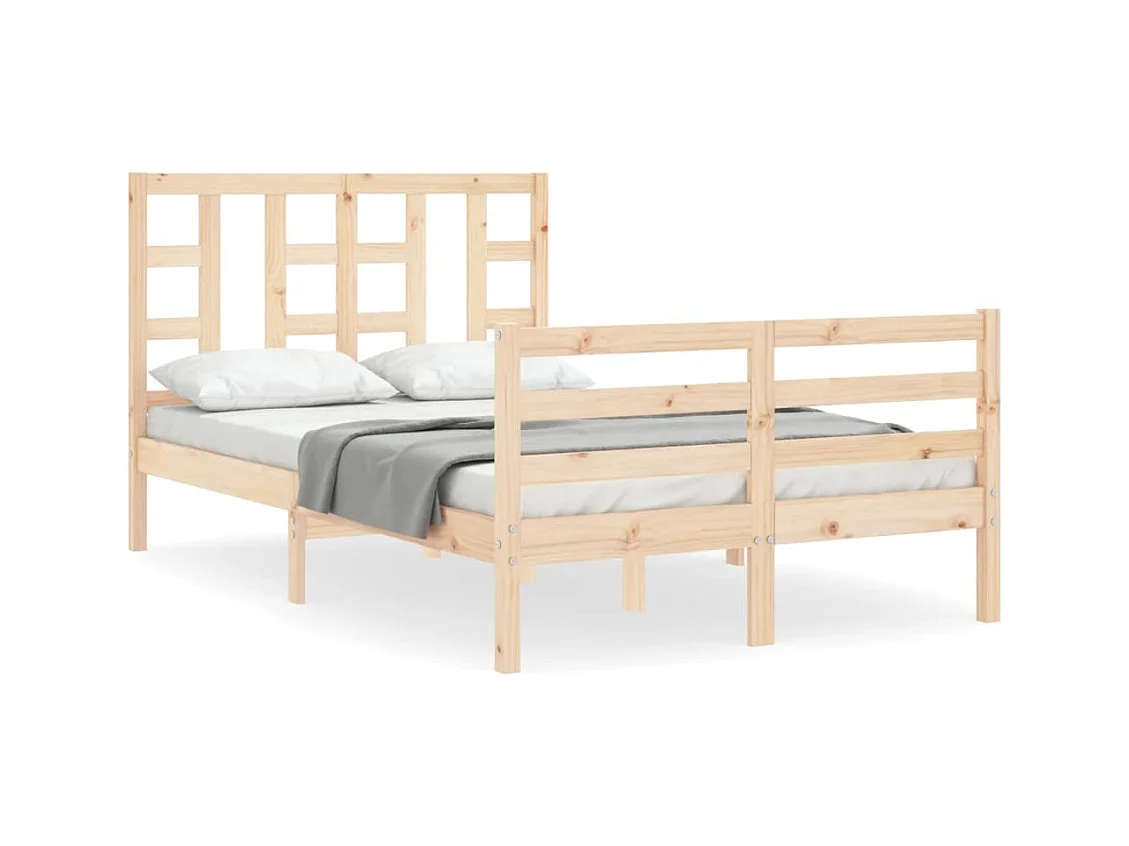 Lit simple | Lit adulte, enfant | Cadre de lit 120x200 cm bois massif