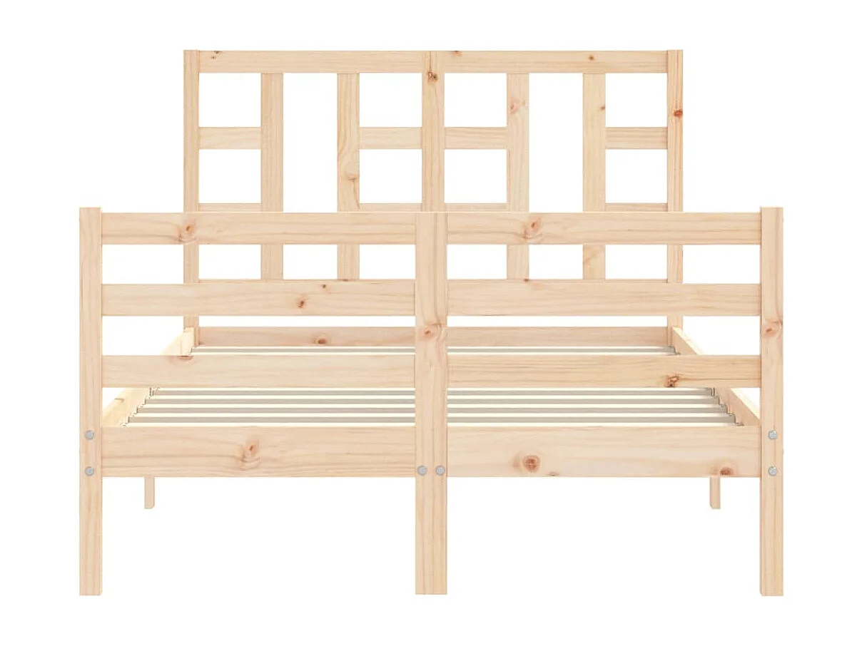 Lit simple | Lit adulte, enfant | Cadre de lit 120x200 cm bois massif