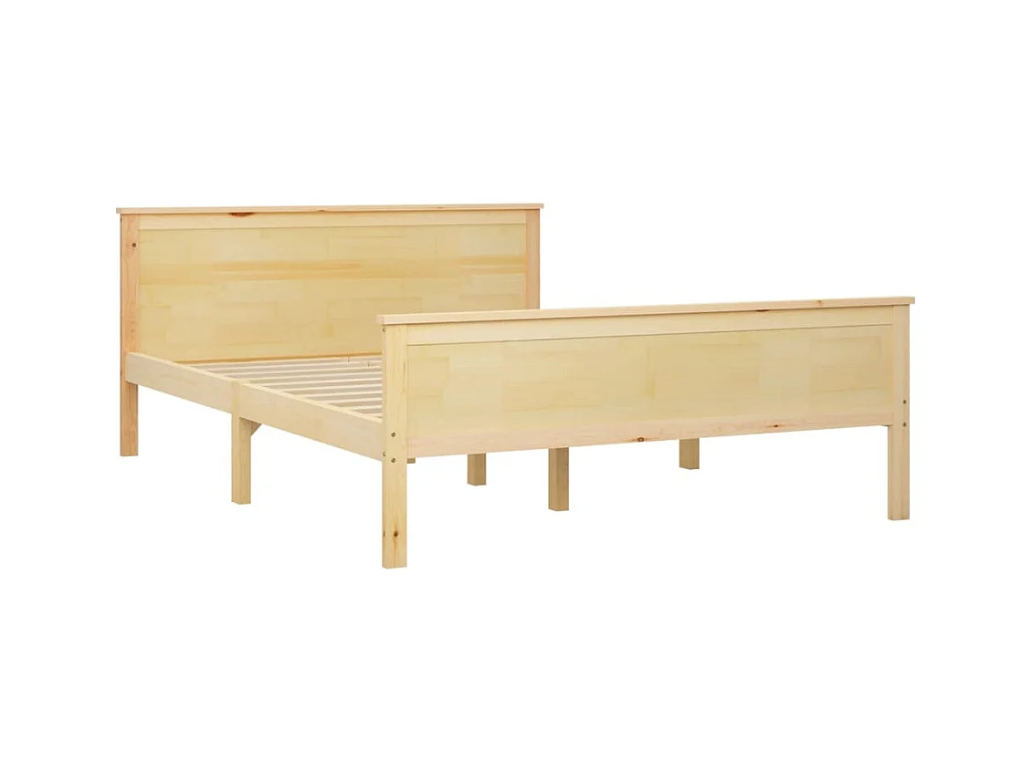 Lit simple | Lit adulte, enfant | Cadre de lit bois de pin massif 120x200 cm