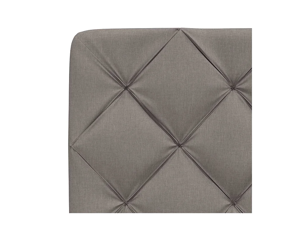 Lit double | Lit adulte | Cadre de lit taupe 180x200 cm tissu