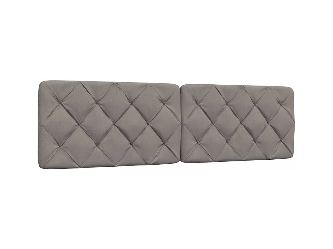 Lit double | Lit adulte | Cadre de lit taupe 180x200 cm tissu