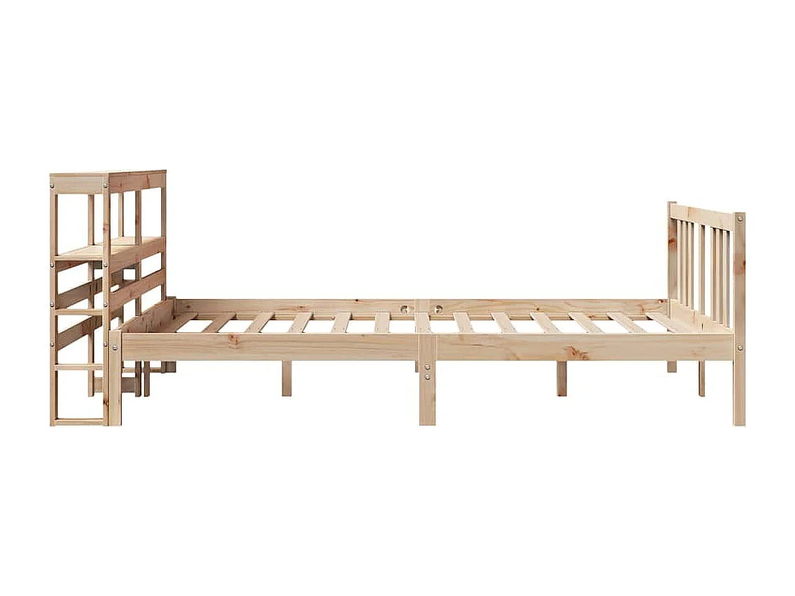 Lit simple | Lit adulte, enfant | Cadre de lit avec tête de lit 120x200 cm