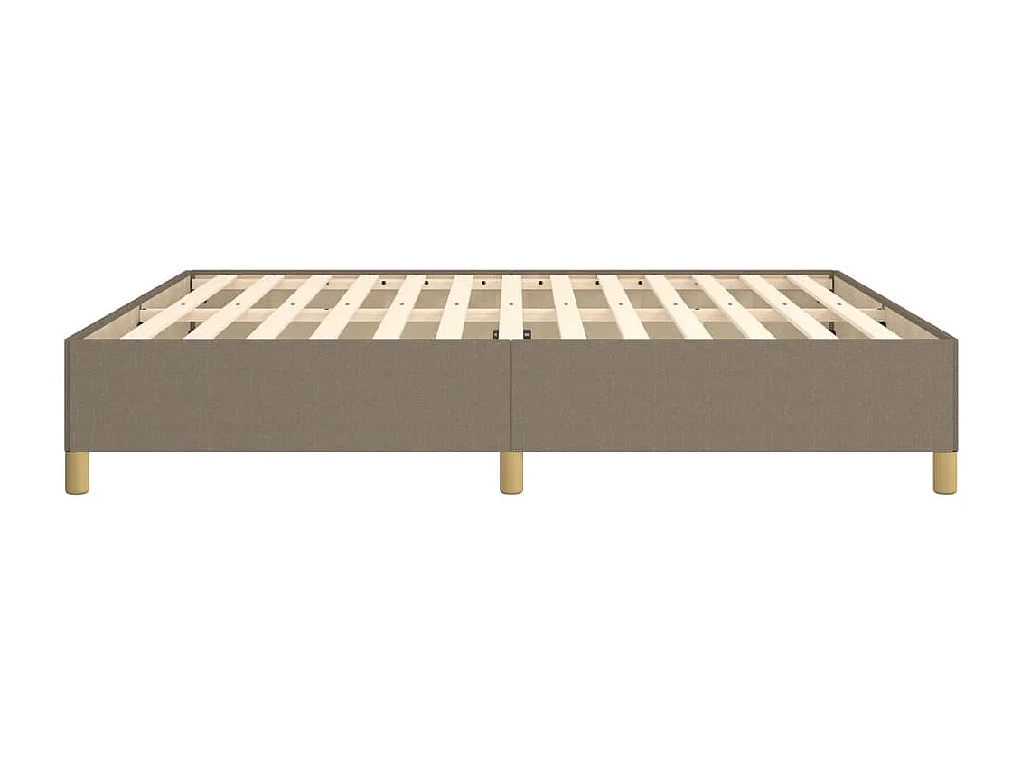 Lit double | Lit adulte | Cadre de lit taupe 160x200 cm tissu