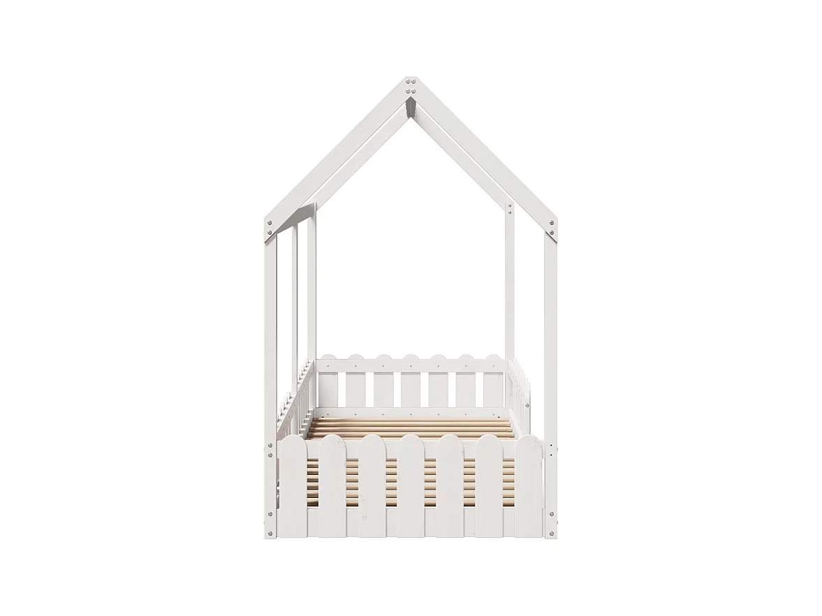 Lit simple | Lit enfant | Cadre de lit d'enfants forme de maison 90x190 cm