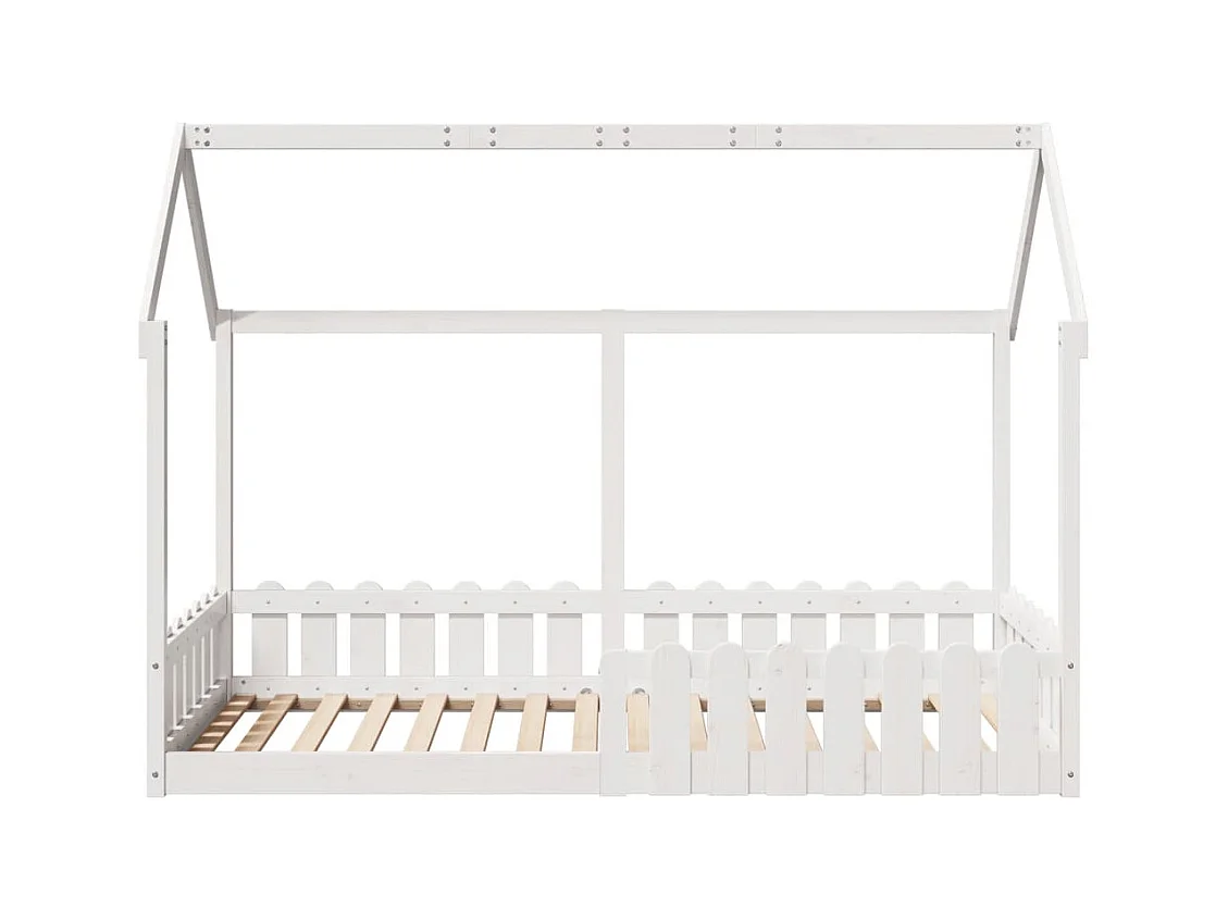 Lit simple | Lit enfant | Cadre de lit d'enfants forme de maison 90x190 cm