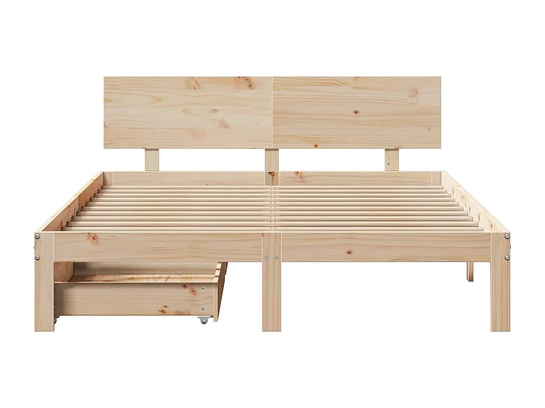 Lit simple | Lit adulte, enfant | Cadre de lit avec tiroirs 120x200 cm