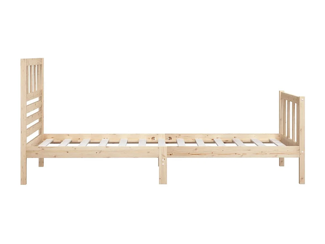 Lit simple | Lit adulte, enfant | Cadre de lit bois massif 90x200 cm