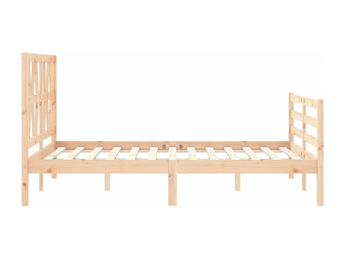 Lit double | Lit adulte | Cadre de lit 140x200 cm bois massif