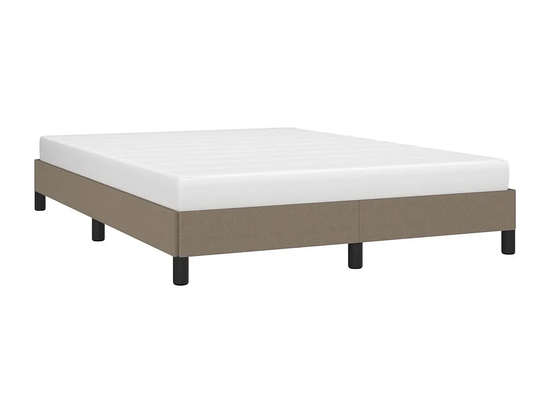 Lit double | Lit adulte | Cadre de lit taupe 140x200 cm tissu