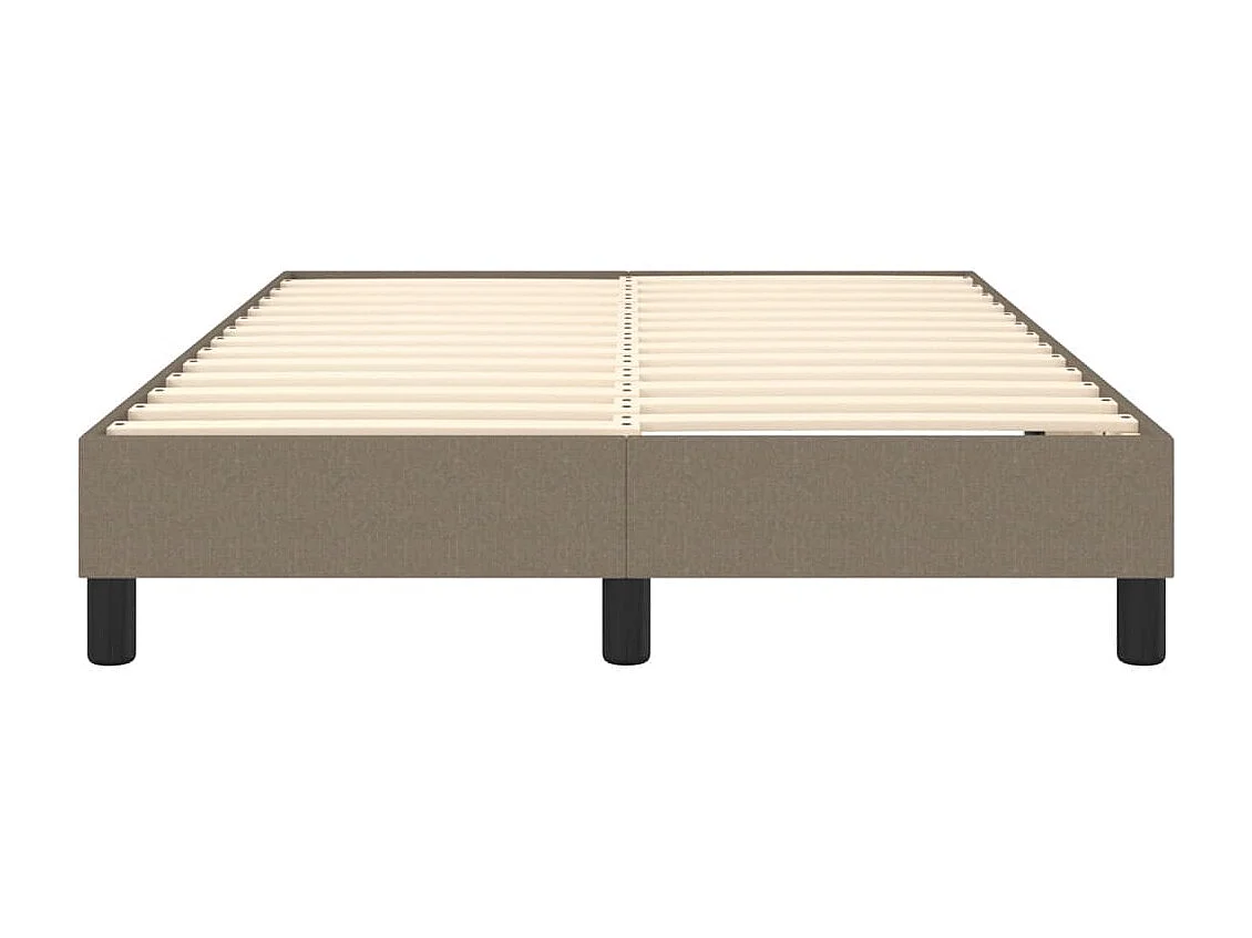 Lit simple | Lit adulte, enfant | Cadre de lit taupe 120x200 cm tissu