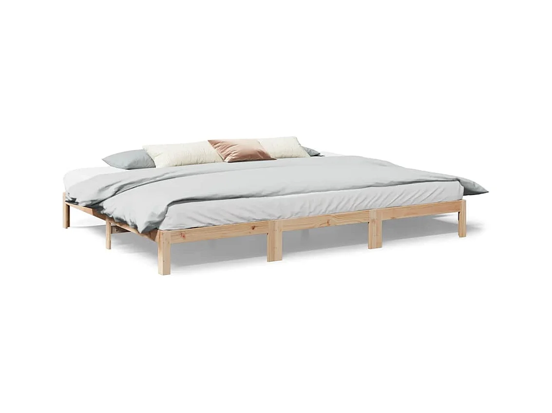 Letto per adulti | Letto matrimoniale | Giroletto Familiare senza Materasso 240x200 cm