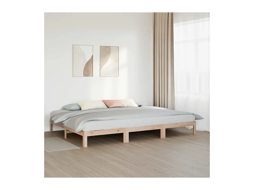 Letto per adulti | Letto matrimoniale | Giroletto Familiare senza Materasso 240x200 cm