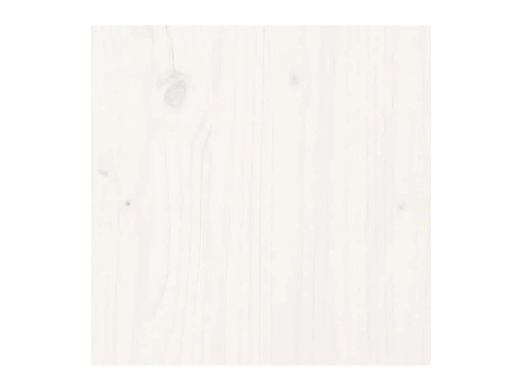 Letto per adulti | Letto singolo | Giroletto senza Materasso Bianco 100x200 cm Legno Massello Pino